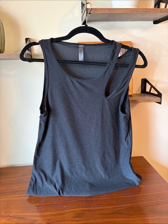 Beyond Yoga Tops - Beyond Yoga Black Scoop Neck Tank - Lightweight Everyday Layering
